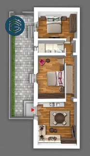 zoom immagine (Appartamento 70 mq, soggiorno, 2 camere, zona Campi Bisenzio - Centro)