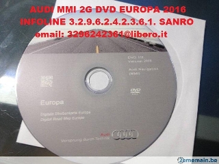 zoom immagine (Audi mmi 2g 2016 dvd aggiornamento navigatore europa 2016)
