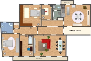 zoom immagine (Appartamento 165 mq, soggiorno, 4 camere, zona Centro)